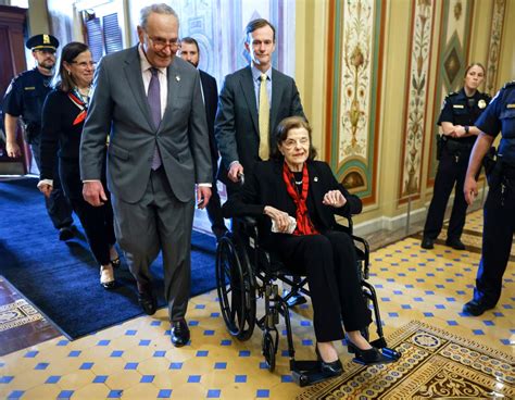 Feinstein returns to Senate in a wheelchair, offers new details of lingering illness